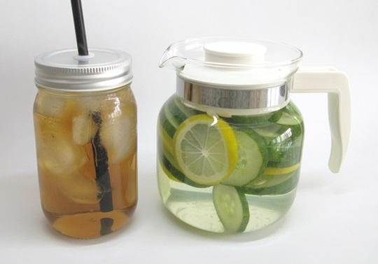 infused water iced tea