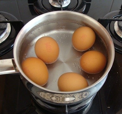 boiling eggs