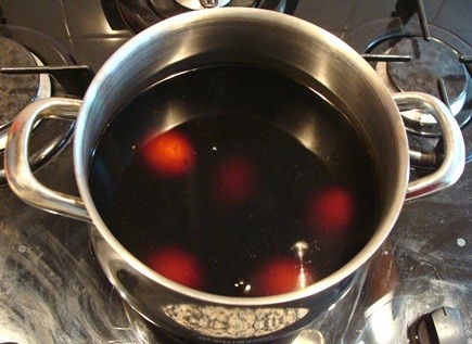 marinating eggs
